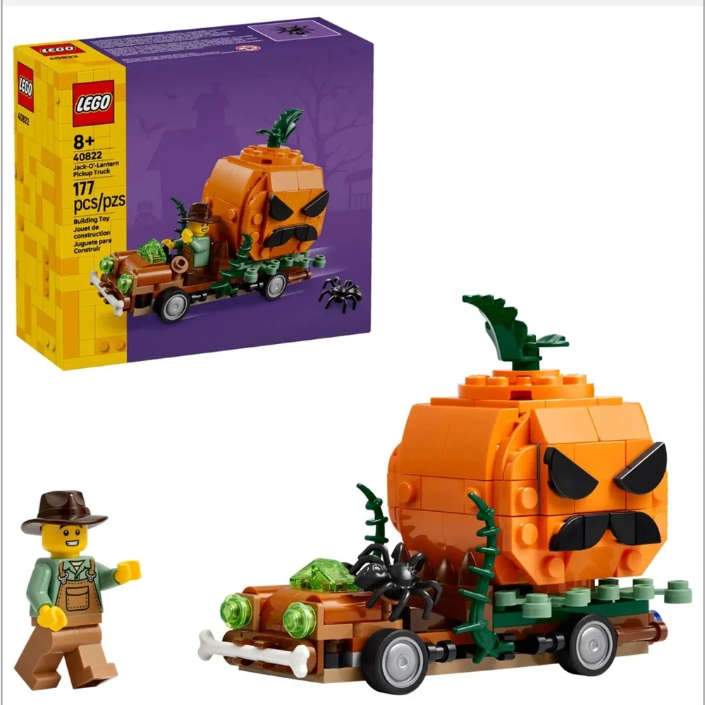 LEGO Jack-O’-Lantern Pickup Truck 40822 NEW in Sealed Box - Picture 2 of 6